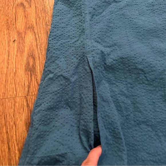 Eileen Fisher Blue Sleeveless A-Line Midi Dress - Picture 4 of 8